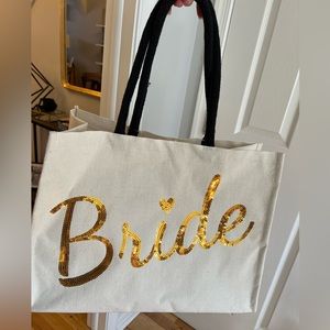 BRIDE Canvas Tote Bag